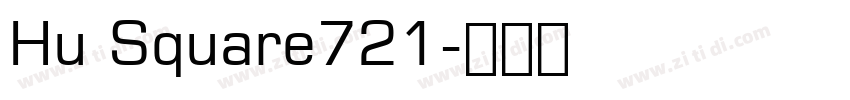 Hu Square721字体转换